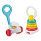Zestaw grzechotek i gryzaków Fisher-Price Newborn Classics 2 szt (JKP54) (194735354290) - obraz 2