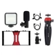 Комплект для влогинга Video Making Kit AY49X для смартфона с микрофоном и светом - изображение 4