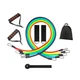 Эспандер для фитнеса Power Resistance Bands 5 жгутов, многофункциональный, латексный - изображение 2
