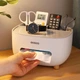 Настольный органайзер Ecoco Tissue с диспенсером для салфеток, 4 отсека, пластик - изображение 4