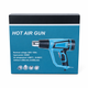 Фен промисловий Hot Air Gun X512 1600W, 4 насадки, для нагріву та сушіння - зображення 1