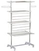 Сушилка для белья Garment Rack складная вертикальная, 15 кг, белая/серебристая - изображение 7