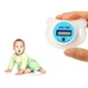Соска-термометр Baby Temp для измерения температуры малыша, гипоаллергенная, розово-белая - изображение 1