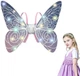 Крылья феи Shadow Angel LED с подсветкой и механизмом, розовые - изображение 6