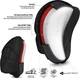 Лапы RDX FOCUS PAD черные для тренировок кожаные фокус-рукавицы унисекс для бокса и карате - изображение 4