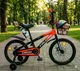 Велосипед детский 16 дюймов для мальчика с корзинкой и бутылочкой черно-красный Corso Falcon (FC-16921) - изображение 2