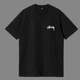 Футболка Stussy Fuzzy Dice черная унисекс с принтом кубиков стритстайл хлопок XS Чорна (2586934494) - изображение 2