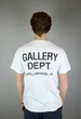 Футболка Белая футболка Gallery Dept. Souvenir с логотипом и принтом Hollywood унисекс хлопковая стильная XS Біла (2602611124) - изображение 3