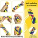 Іграшка-антистрес Squishy Rainbow Butter Stick 13 см, м’яка сквіші паличка масла з повільним відновленням форми - зображення 5