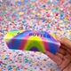 Іграшка-антистрес Squishy Rainbow Butter Stick 13 см, м’яка сквіші паличка масла з повільним відновленням форми - зображення 8
