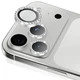 Защитное стекло на камеру Fiji Diamond для Apple iPhone 17 Pro со стразами для линз Silver - изображение 1