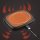 Сковорода гриль подвійна 32 см, / Антипригарна сковорідка гриль Double grill Pan (L) - зображення 3