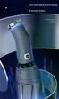 Зонт автоматический складной 10 спиц с LED фонариком, ветрозащитный, 3 сложения, UV защита, салатовый - изображение 11