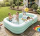 Басейн надувний прямокутний Intex 264×165×56 см кількість повітряних камер 2 шт матеріал високоякісний вініл - зображення 4