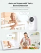 Відеоняня Momcozy BM01, 5" HD 1080P, нічне бачення, 2-сторонній зв’язок, датчик температури - зображення 3