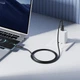 Кабель BOROFONE BX123 Leya silicone charging data cable Type-C Black - изображение 5