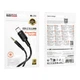 Аудіокабель BOROFONE BL25B Nice digital audio conversion cable Type-C Чорний - зображення 2