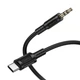Аудиокабель BOROFONE BL25B Nice digital audio conversion cable Type-C Black - изображение 5
