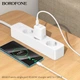 Мережевий зарядний пристрій з кабелем BOROFONE BN28 Fuente single port PD30W charger set (C to C) (EU) White - зображення 8