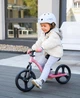 Беговел детский MoMi Isoka Purple велобег с LED подсветкой для детей от 2 лет легкий удобное регулируемое сиденье и руль металлический стильный активный отдых подарок мальчику или девочке - изображение 9