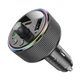АЗУ с FM-модулятором HOCO E82 Guerrero PD30W+QC3.0 car BT FM transmitter Black - изображение 5