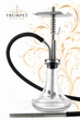 Кальян Trumpet Hookah Mini Трампет Хука Мини 45 см нержавейка полиацесталь шахта 14 мм на уплотнителе с диффузором полная комплектация - изображение 1