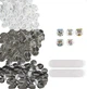 Набор деталей для значков-кнопок Vevor 32 мм Silver/White Б/В k1 - изображение 1