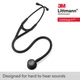 Стетоскоп 3M Littmann IV 69 см Чёрный Б/В k3 - изображение 2