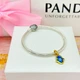 Срібна намистина Блакитна Хамса Pandora Пандора - изображение 7