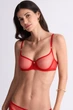 Бюстгальтер з м'якою чашкою Aubade 80C Червоний (diva red) (113785) - зображення 3