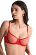 Бюстгальтер з м'якою чашкою Aubade 80C Червоний (diva red) (113785) - зображення 1