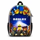 Рюкзак шкільний Роблокс Roblox для хлопчика чорного кольору - зображення 2