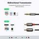 Аудіокабель UGREEN AV116 3.5mm Male to 2RCA Male, PVC, 5m Black - зображення 10