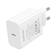 Мережевий зарядний пристрій BOROFONE BA109A Star single port PD40W charger (EU) White - зображення 3