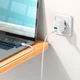 Мережевий зарядний пристрій HOCO C111A Lucky dual-port PD30W+QC3.0 charger White - зображення 5