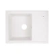 Мийка для кухні Lidz 620x435/200 WHI 01 білий (LIDZWHI01620435200) - зображення 1