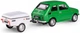 Model kolekcjonerski Daffi Fiat 126p + Przyczepa Niewiadow Krótka 1:43 K‑613 Zielony (5905422116139) - obraz 4