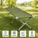 Туристическая раскладушка Ranger Military Steel — походная кровать для отдыха и кемпинга RA5518 - изображение 1