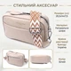 Фактурная женская сумка из натуральной кожи Vintage 22660 Белая - изображение 3