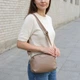 Сумка на каждый день с двумя отделениями из натуральной кожи Vintage 22594 Бежевый - изображение 2