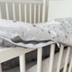 Демисезонный конверт-одеяло Baby Comfort с плюшем Звездочки серый - изображение 3