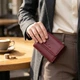 Женский кожаный кошелек с монетницей ST Leather 19492 Бордовый - изображение 5