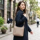 Женская сумка на плечо из натуральной кожи Vintage 22629 Бежевая - изображение 2
