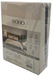 Комплект постільної білизни SOHO полуторний 150*200 Beige/Dark gray поліестер (PATTERN 20-S) - зображення 3