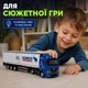 Іграшкова фура Mercedes-Benz Actros 31 см з причепом — світло, звук, інерційна, металева кабіна - зображення 2