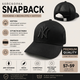 Бейсболка мужская snapback коттоновая с сеткой и вышевкой NYчерная весна-лето р.57-59 - изображение 4