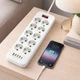 Подовжувач мережевий D10 10 розеток USB Type-C PD-переноска 5 м - зображення 3