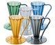 Пуровер Cafec Deep 27 Tritan Flower Dripper Taizo Gold Store - изображение 4