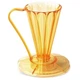 Пуровер Cafec Deep 27 Tritan Flower Dripper Taizo Gold Store - изображение 1