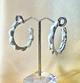 Женские сережки Ромашки Акрил jewelry Серые мраморные - изображение 5